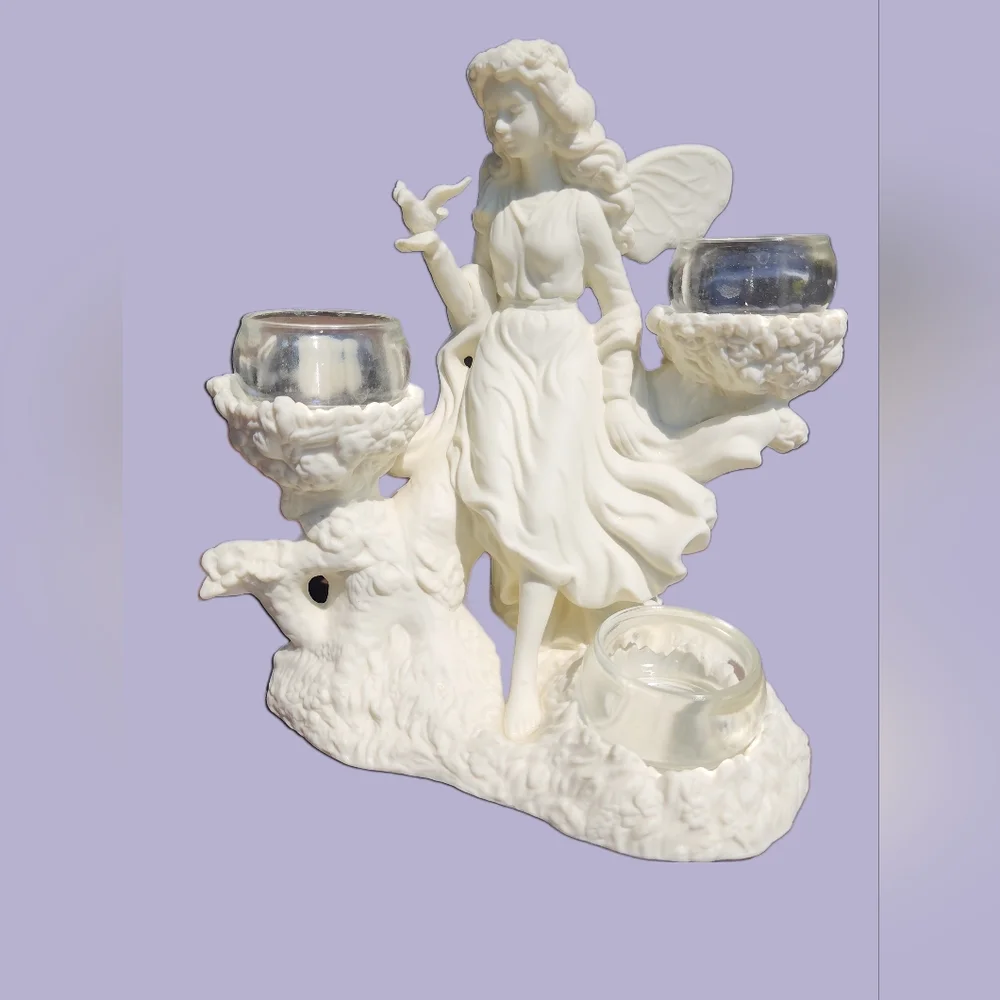 PARTYLITE FAIRY 3 TEALIGHT - Picture 1 of 3